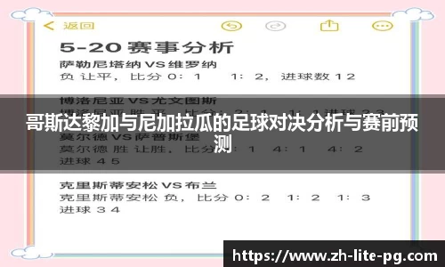 哥斯达黎加与尼加拉瓜的足球对决分析与赛前预测